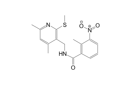 benzamide, N-[[4,6-dimethyl-2-(methylthio)-3-pyridinyl]methyl]-2-methyl-3-nitro-