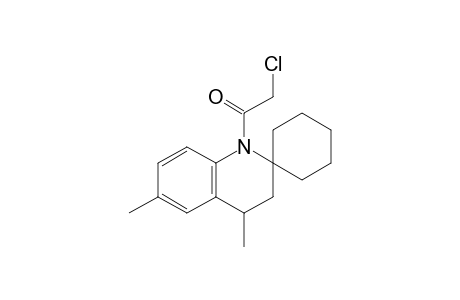 N-.alpha.-Chloroacetyl-3,4-dihydro-4,6-dimethyl-spiro[quinoline-2',1'-cyclohexane]