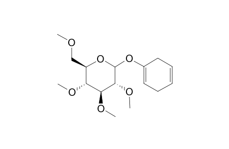 1-(per-O-Methyl-.beta.,D-glucopyranosyloxy)-1,4-cyclohexadiene