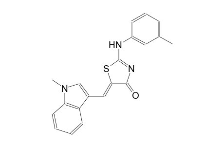 (5Z)-5-[(1-methyl-1H-indol-3-yl)methylene]-2-(3-toluidino)-1,3-thiazol-4(5H)-one