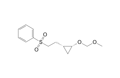 (-)-(1R,2R)-2-(2-Benzenesulfonylethyl)-1-(1-methoxymethoxy)cyclopropane