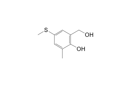 2-hydroxy-3-methyl-5-(methylthio)benzyl alcohol