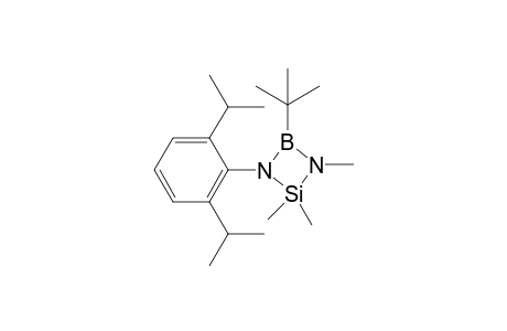 4-t-Butyl-1-(2,6-diisopropylphenyl)-2,2,3-trimethyl-1,3-diaza-2-sila-4-boretidine
