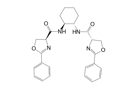 N,N'-[(1S,2S)-Cyclohexane-1,2-diyl]-bis((S)-4',5'-dihydro-2'-phenyloxazole-4'-carboxamide)