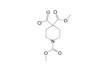 4-CHLOROCARBONYLPIPERIDINE-1,4-DICARBOXYLIC-ACID-DIMETHYLESTER