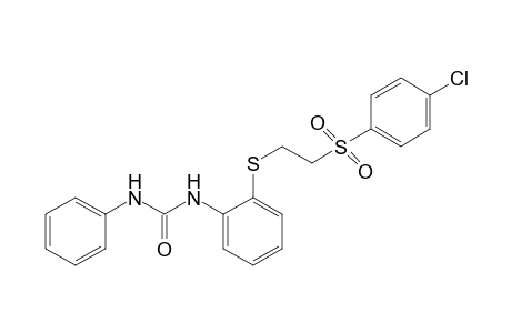 2-{{2-[(p-chlorophenyl)sulfonyl]ethyl}thio}carbanilide