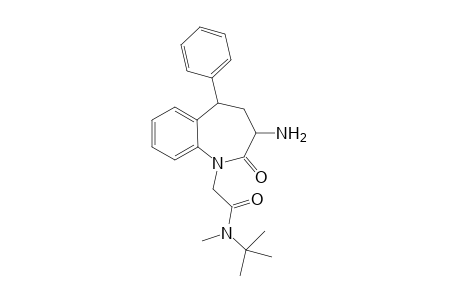N-tert-Butyl-N-methyl-2-[3-(3-amino-2-oxo-5-phenyl-2,3,4,5-tetrahydro-1H-1-benzazepin-1-yl)ethanoic acid amide