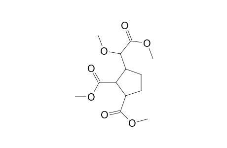 1,2-Cyclopentanedicarboxylic acid, 3-(1,2-dimethoxy-2-oxoethyl)-, dimethyl ester