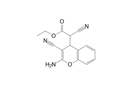 Ethyl (2-amino-3-cyano-4H-chromen-4-yl)cyanoacetate