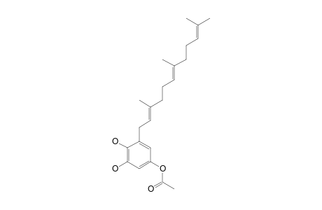 4-ACETOXY-1,2-DIHYDROXY-6-FARNESYLBENZENE