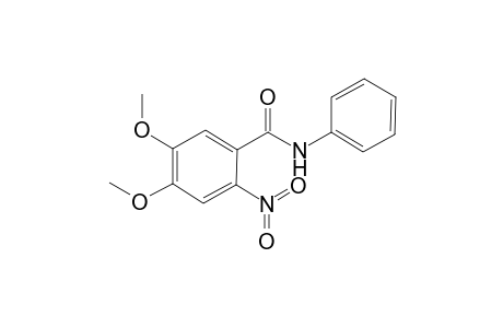 4,5-Dimethoxy-2-nitro-N-phenylbenzamide