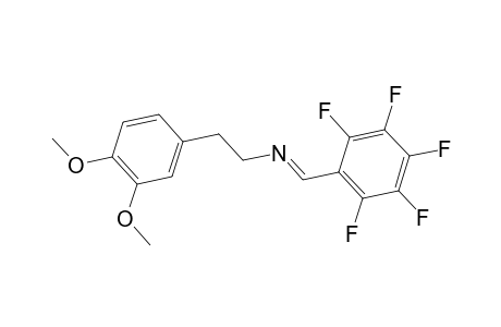 Benzeneethanamine, 3,4-dimethoxy-N-[(pentafluorophenyl)methylene]-