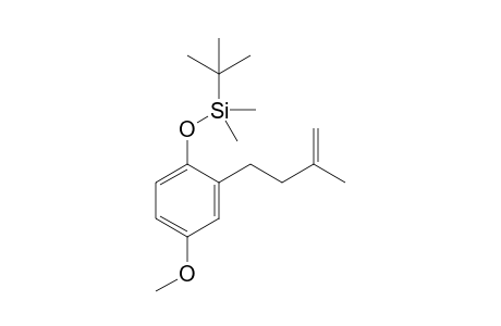 4-[2-(tert-Butyldimethylsilyloxy)-5-methoxyphenyl]-2-methylbutene