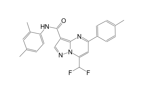 7-(difluoromethyl)-N-(2,4-dimethylphenyl)-5-(4-methylphenyl)pyrazolo[1,5-a]pyrimidine-3-carboxamide