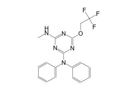 1,3,5-triazine-2,4-diamine, N~2~-methyl-N~4~,N~4~-diphenyl-6-(2,2,2-trifluoroethoxy)-