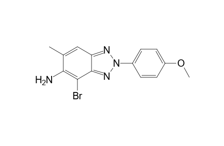 4-Bromo-2-(4-methoxyphenyl)-6-methyl-2H-1,2,3-benzotriazol-5-amine
