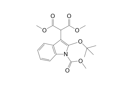 Dimethyl (1-carbomethoxy-2-t-butoxy-3-indolyl)malonate