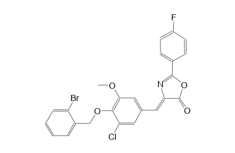 (4Z)-4-{4-[(2-bromobenzyl)oxy]-3-chloro-5-methoxybenzylidene}-2-(4-fluorophenyl)-1,3-oxazol-5(4H)-one