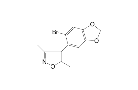 4-(6-bromo-1,3-benzodioxol-5-yl)-3,5-dimethyl-1,2-oxazole