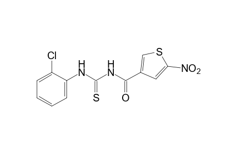 1-(o-chlorophenyl)-3-(5-nitro-3-thenoyl)-2-thiourea