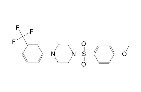 methyl 4-({4-[3-(trifluoromethyl)phenyl]-1-piperazinyl}sulfonyl)phenyl ether