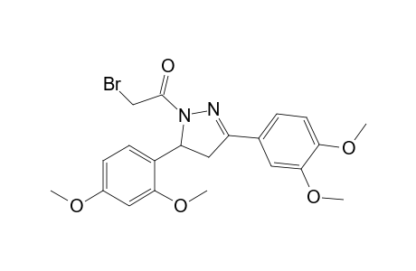 1-(2-Bromoacetyl)-4,5-dihydro-5-(2,4-dimethoxyphenyl)-3-(3,4-dimethoxyphenyl)-1H-pyrazole