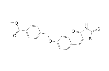 methyl 4-({4-[(E)-(4-oxo-2-thioxo-1,3-thiazolidin-5-ylidene)methyl]phenoxy}methyl)benzoate