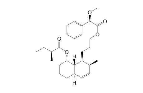 (1'S,2'S,4a'S,8'S,8a'S)-3'-{2'-methyl-8'-[(S)-2-methylbutanoylloxy]-1',2',4a',5',6',7',8',8a'-octahydronaphthalene-1'-yl)propyl (R)-O-methylmandelate
