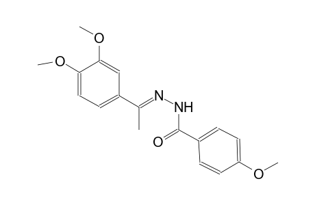 N'-[(E)-1-(3,4-dimethoxyphenyl)ethylidene]-4-methoxybenzohydrazide
