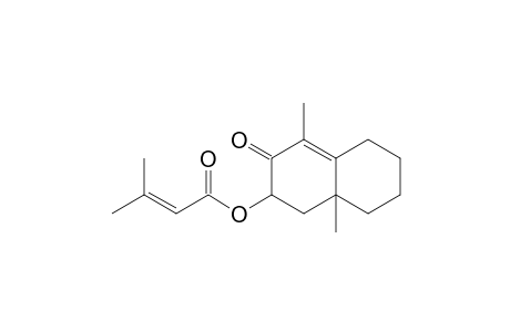 (+-)-4,4a,5,6,7,8-Hexahydro-3-(3,3-dimethylacryloxy)-1,4a-dimethyl-2(3H)-naphthalenone