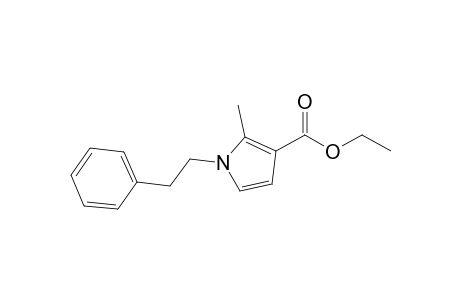 Ethyl 2-methyl-1-(2-phenylethyl)pyrrole-3-carboxylate
