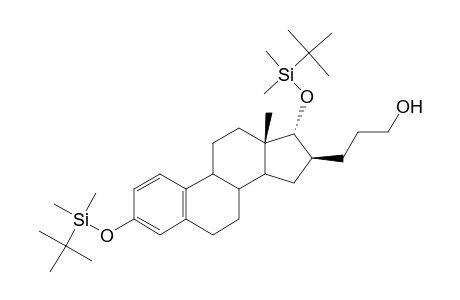 3-((13S,16S)-3,17-bis(tert-butyldimethylsilyloxy)-13-methyl-7,8,9,11,12,13,14,15,16,17-decahydro-6H-cyclopenta[a]phenanthren-16-yl)propan-1-ol