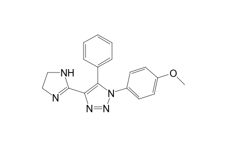 1-(p-Methoxyphenyl)-4-(2-imidazolinyl)-5-(phenyl)-1,2,3-triazole