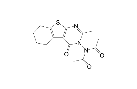 2-(Diacetylamino)-6,7,8,9-tetrahydro-3-methylbenzo[4,5]thieno[2,3-d]pyrimidin-1(2H)-one