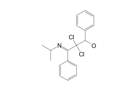 N-(2,2-Dichloro-3-hydroxy-1,3-diphenyl-1-propylidene)isopropylamine