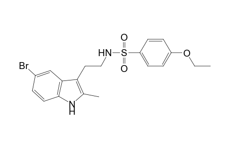N-[2-(5-bromanyl-2-methyl-1H-indol-3-yl)ethyl]-4-ethoxy-benzenesulfonamide