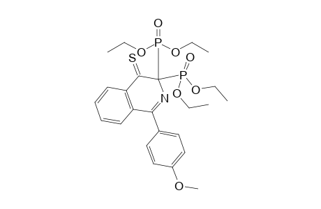 Tetraethyl 4-thioxo-1-(4-methoxyphenyl)-3,4-dihydroisoquinoline-3,3-diyldiphosphonate