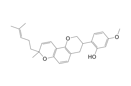 5-Methoxy-2-[8-methyl-8-(4-methyl-3-pentenyl)-3,4-dihydro-2H,8H-pyrano[2,3-f]chromen-3-yl]phenol