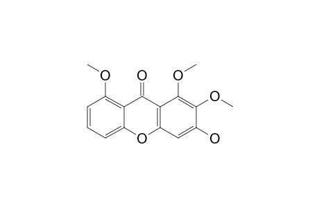 3-HYDROXY-1,2,8-TRIMETHOXY-XANTHONE