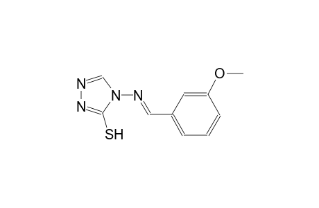 4-{[(E)-(3-methoxyphenyl)methylidene]amino}-4H-1,2,4-triazole-3-thiol
