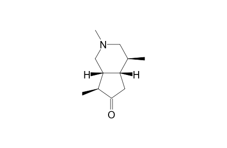 (1R,5S,6S,9S)-3,5,9-Trimethyl-3-azabicyclo[4.3.0]nonan-8-one