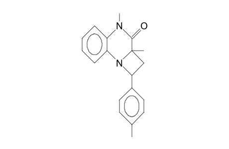 1a,9-Dimethyl-3-(4-tolyl)-azetidino(C)quinoxalin-1-one