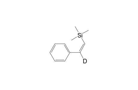 1-Phenyl-1-deuterio-2-(trimethylsilyl)ethylene