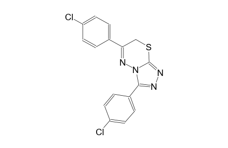 3,6-bis(4-chlorophenyl)-7H-[1,2,4]triazolo[3,4-b][1,3,4]thiadiazine