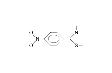 Methyl N-methyl-4'-nitro-thiobenzimidate