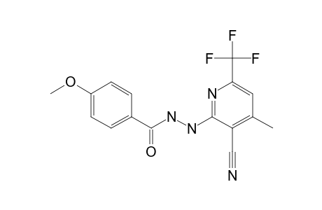 N'-[3-cyano-4-methyl-6-(trifluoromethyl)pyridin-2-yl]-4-methoxybenzohydrazide