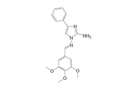 4-Phenyl-N(1)-[(3',4',5'-trimethoxyphenyl)methylene)]-1H-imidazole-1,2-diamine