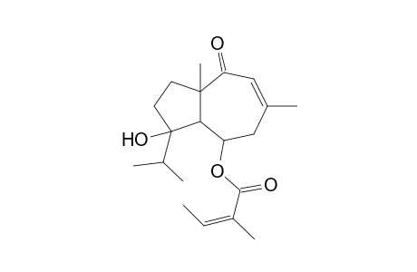2-Methylbut-2-enoic acid, 3-hydroxy-3-isopropyl-6,8a-dimethyl-8-oxo-1,2,3,3a,4,5,8,8a-octahydro-azulen-4-yl ester