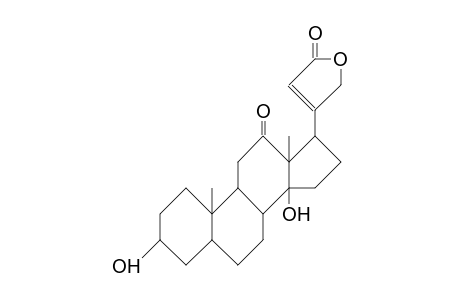 17b-(2,5-Dihydro-5-oxo-3-furyl)-3b,14b-dihydroxy-5b,14b-androstan-12-one