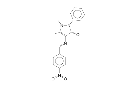 1,5-Dimethyl-4-([(E)-(4-nitrophenyl)methylidene]amino)-2-phenyl-1,2-dihydro-3H-pyrazol-3-one